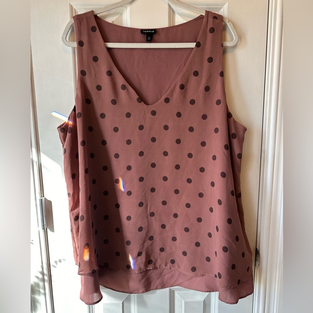 Pink polka dot